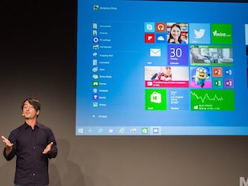 Microsoft bất ngờ trình làng hệ điều hành Windows 10