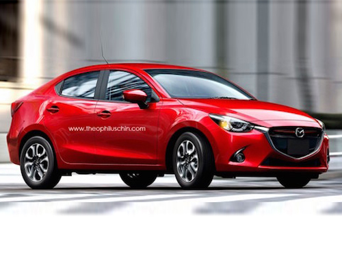 Mazda 2 sắp có bản sedan