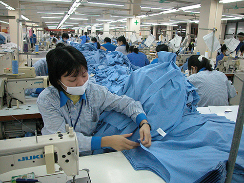 Tỷ lệ nội địa hóa của ngành may đã được nâng lên đáng kể trong năm 2014