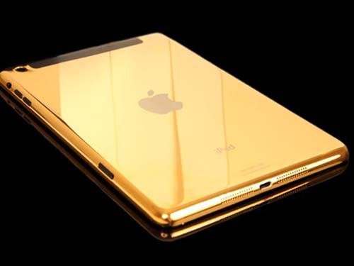 Chiêm ngưỡng bộ sưu tập iPad mạ vàng 24K