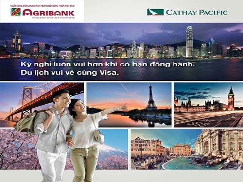 “Du lịch vui hơn cùng thẻ Agribank Visa”