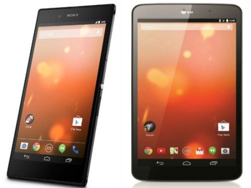 Ra mắt Sony Xperia Z Ultra và LG G Pad 8.3 chạy Android gốc