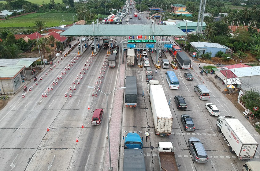 Tháng 8, trạm thu phí BOT Cai Lậy sẽ thu phí