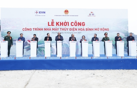 Thủ tướng phát động khởi công Thuỷ điện Hoà Bình mở rộng