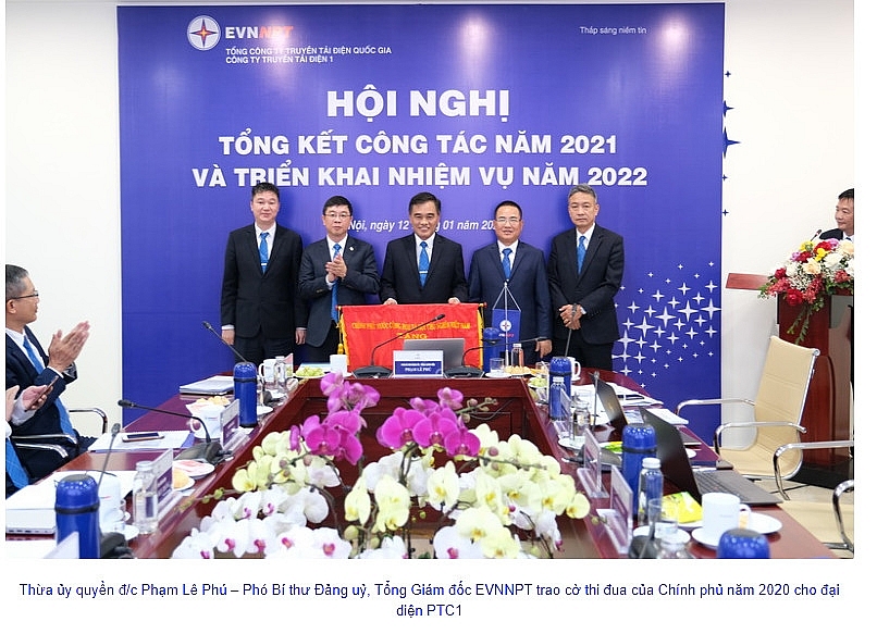 Công ty Truyền tải điện 1: Về đích các chỉ tiêu trong năm 2021 Công ty Truyền tải điện 1: Về đích các chỉ tiêu trong năm 2021