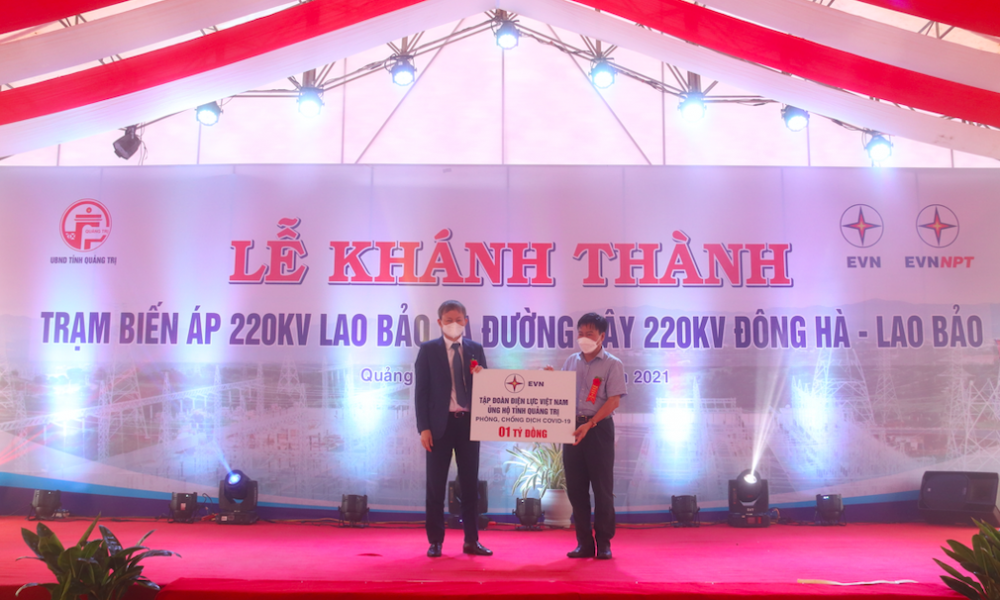 Khánh thành TBA 220kV Lao Bảo và đường dây 220kV Đông Hà – Lao Bảo