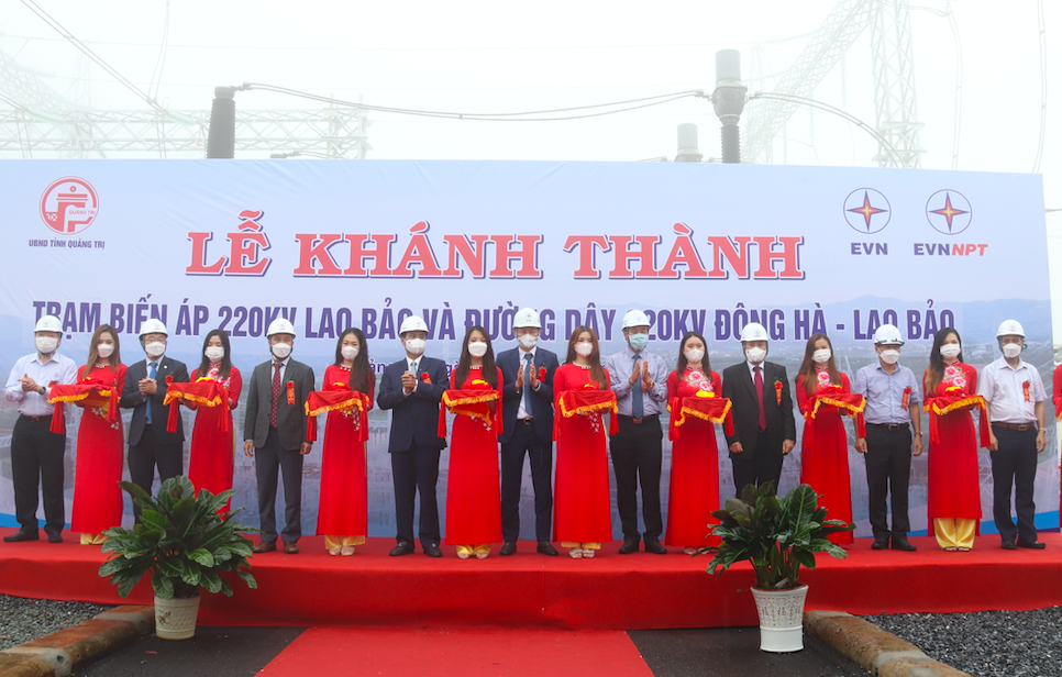 Khánh thành TBA 220kV Lao Bảo và đường dây 220kV Đông Hà – Lao Bảo