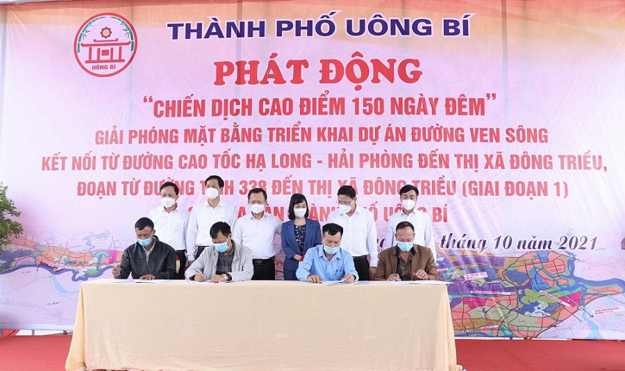 Quảng Ninh- Chiến dịch cao điểm 150 ngày đêm giải phóng mặt bằng đường ven sông