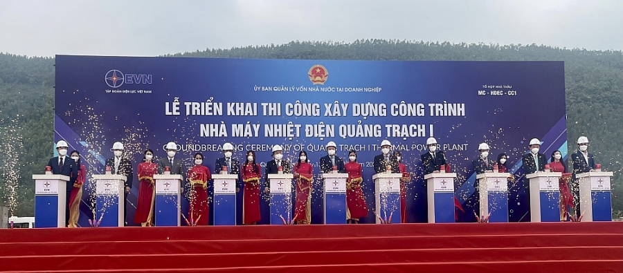 EVN triển khai thi công Nhà máy Nhiệt điện Quảng Trạch I