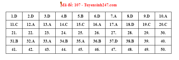 Đề thi môn Toán kỳ thi tốt nghiệp THPT năm 2022