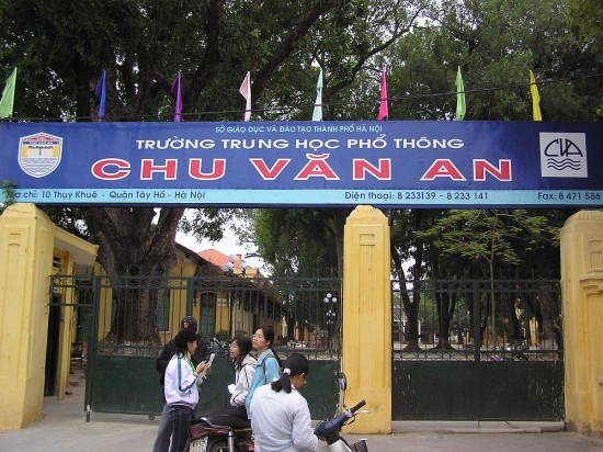 ha noi truong thpt chu van an co muc diem chuan vao lop 10 cao nhat