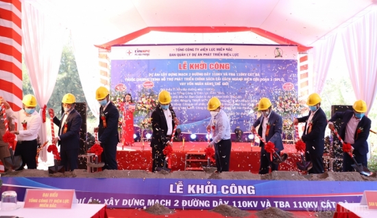 EVNNPC: Khởi công dự án mạch 2 đường dây 110kV và TBA 110kV Cát Bà