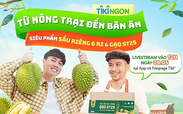 TikiNGON đi cùng nông sản Việt