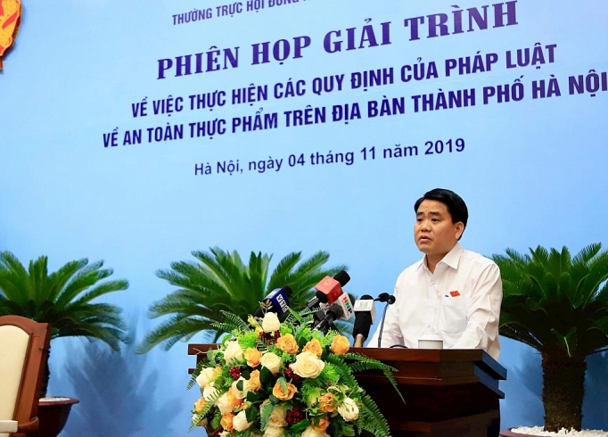 phien hop giai trinh ve linh vuc an toan thuc pham tai ha noi nhieu van de duoc thao go