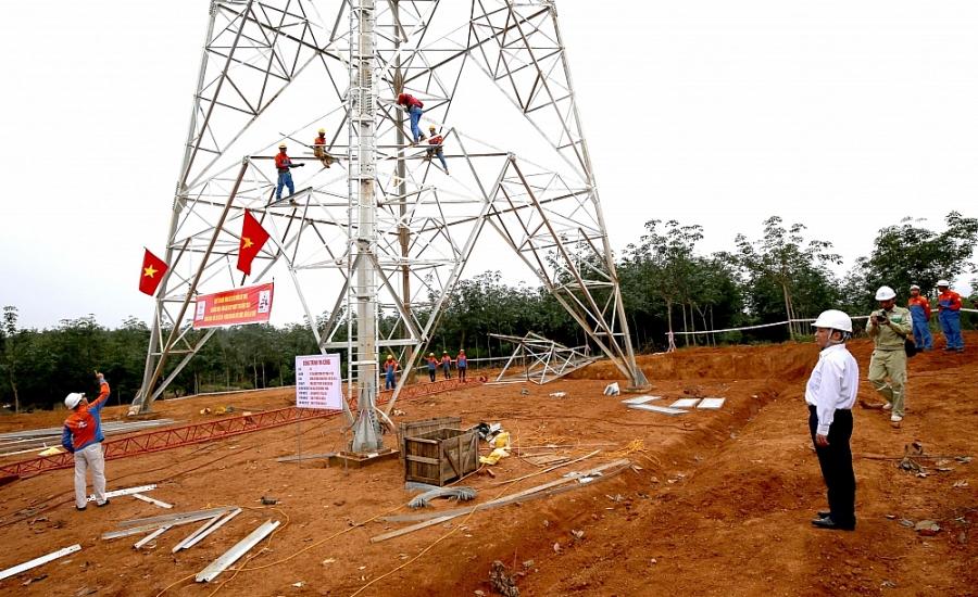 Dự án ĐZ 500KV Dốc Sỏi- PLEIKU 2: Phấn đấu về đích trong tháng 3/2021