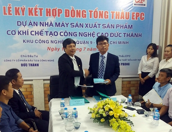 Ký Hợp đồng EPC Dự án Nhà máy sản xuất sản phẩm Cơ khí chế tạo công nghệ cao Đức Thành