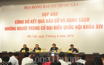 Chính thức công bố kết quả bầu cử đại biểu Quốc hội khóa XIV