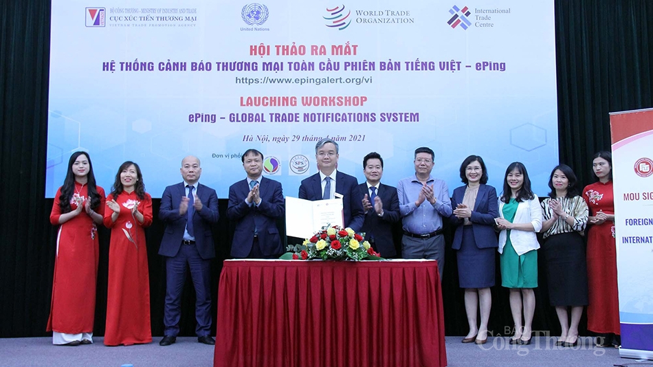 Ra mắt hệ thống cảnh báo thương mại toàn cầu phiên bản tiếng Việt cho doanh nghiệp