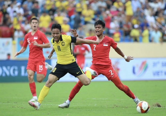 u23 singapore u23 malaysia 22 ruot duoi kich tinh u23 singapore nhieu kha nang bi loai