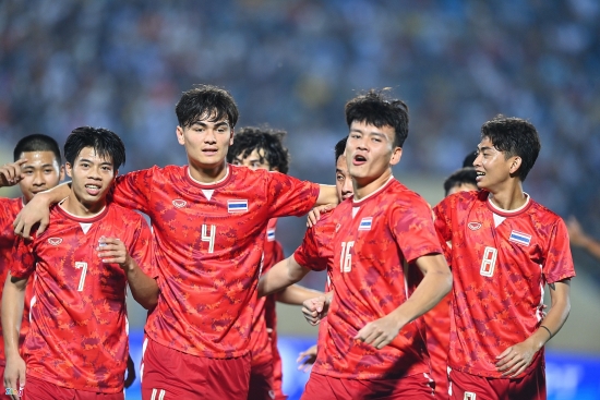 U23 Campuchia - U23 Thái Lan (0-5): Thế trận áp đảo, Thái Lan cầm chắc vé vào bán kết