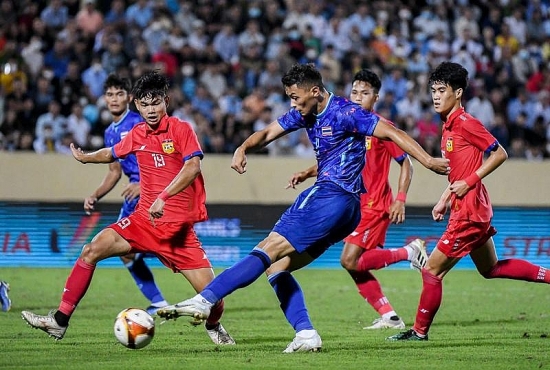 U23 Lào - U23 Thái Lan (0-1): Thái Lan nhất bảng B