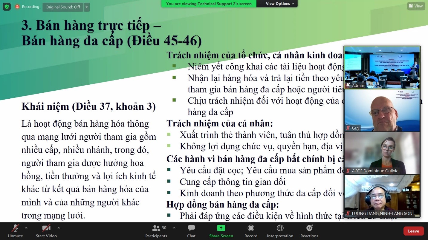 Đa dạng các hoạt động lấy ý kiến hoàn thiện Dự án Luật bảo vệ quyền lợi người tiêu dùng (sửa đổi)