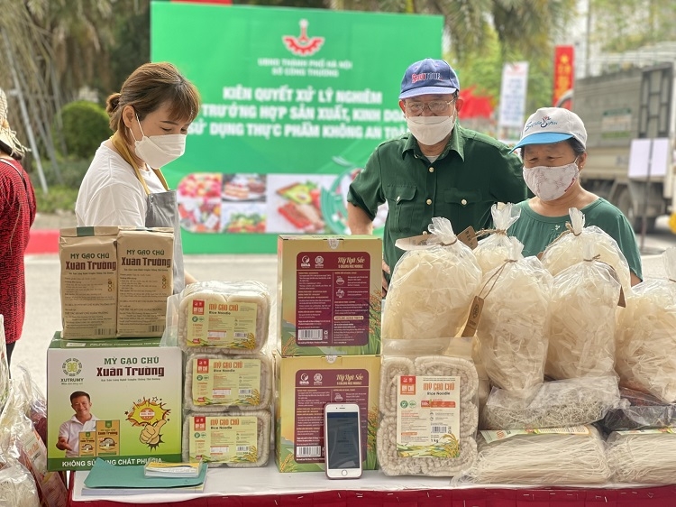 Mỳ Chũ Xuân Trường giới thiệu đến người tiêu dùng tại Hội chợ Thực phẩm an toàn