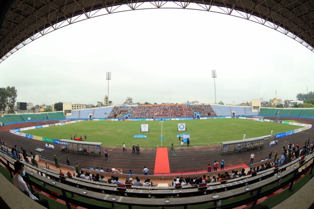 Sân vận động Việt Trì đang chờ đón những màn giao tranh hấp dẫn giữa U23 Việt Nam và U23 Malaysia