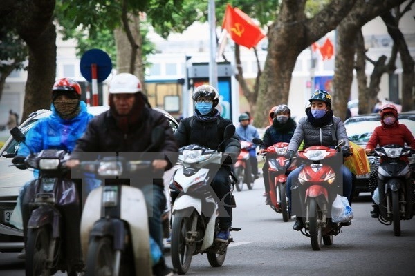 Không khí lạnh tràn xuống các tỉnh Bắc Bộ, trời càng rét đậm