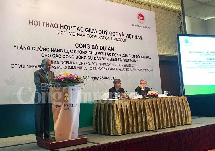 Công bố dự án đầu tiên do GCF tài trợ tại Việt Nam