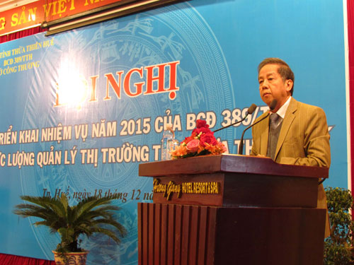 Ban chỉ đạo 389 tổ chức Hội nghị tổng kết và triển khai nhiệm vụ năm 2015