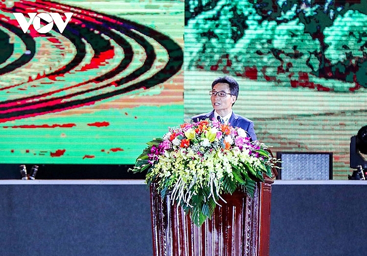 Phó Thủ tướng Vũ Đức Đam phát biểu tại Lễ khai mạc Năm Du lịch quốc gia