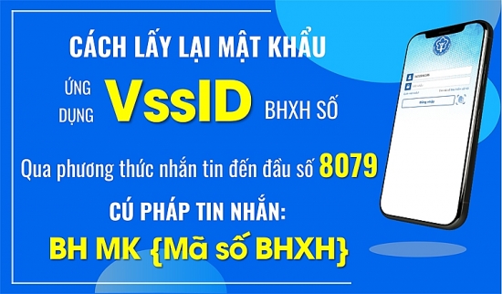 Nhắn tin cấp lại mật khẩu đăng nhập ứng dụng VssID đến đầu số 8079 là giải pháp hữu hiệu