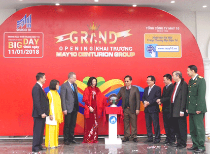 Trung tâm Thời trang May 10 Centurion Group chính thức đi vào hoạt động