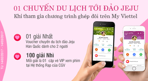 “Ghép đôi nhận quà” trên My Viettel