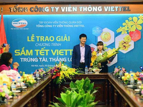 Tìm được chủ nhân trúng thưởng 20 cây vàng của Viettel