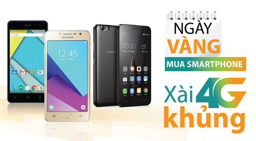 Mua smartphone Viettel, xài 4G khủng vào ngày vàng giá sốc