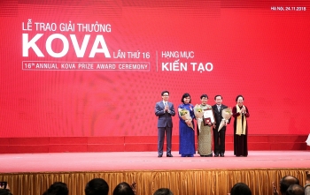 Giải thưởng KOVA lần thứ 16-2018 vinh danh 3 công trình khoa học ứng dụng và nhiều tấm gương