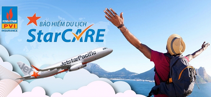 bao hiem pvi va jetstar ra mat bao hiem du lich starcare