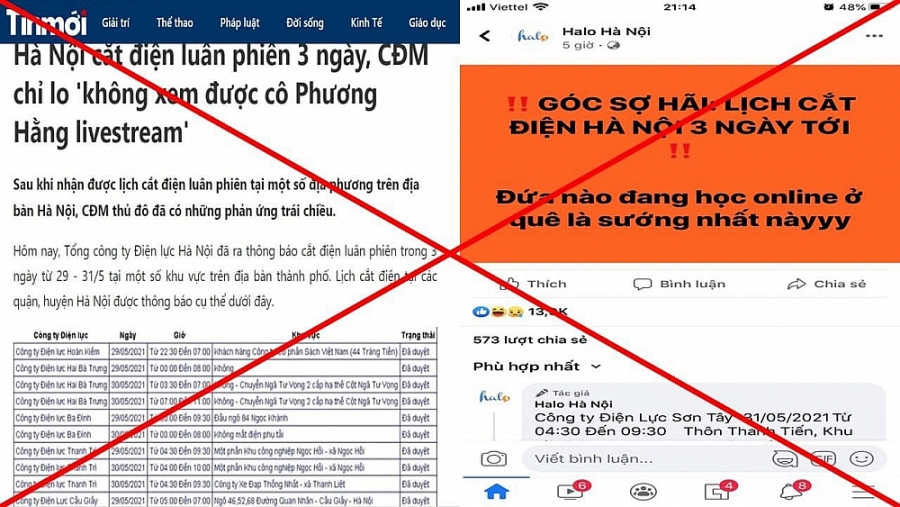 Ảnh trên 1 mạng xã hội lan truyền thông tin không chính xác