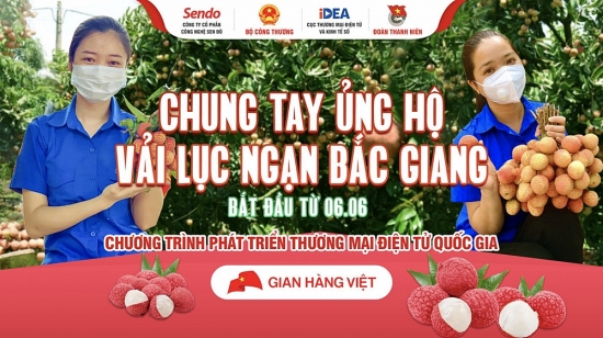 6 sàn thương mại điện tử “bắt tay” tiêu thụ vải thiều Bắc Giang