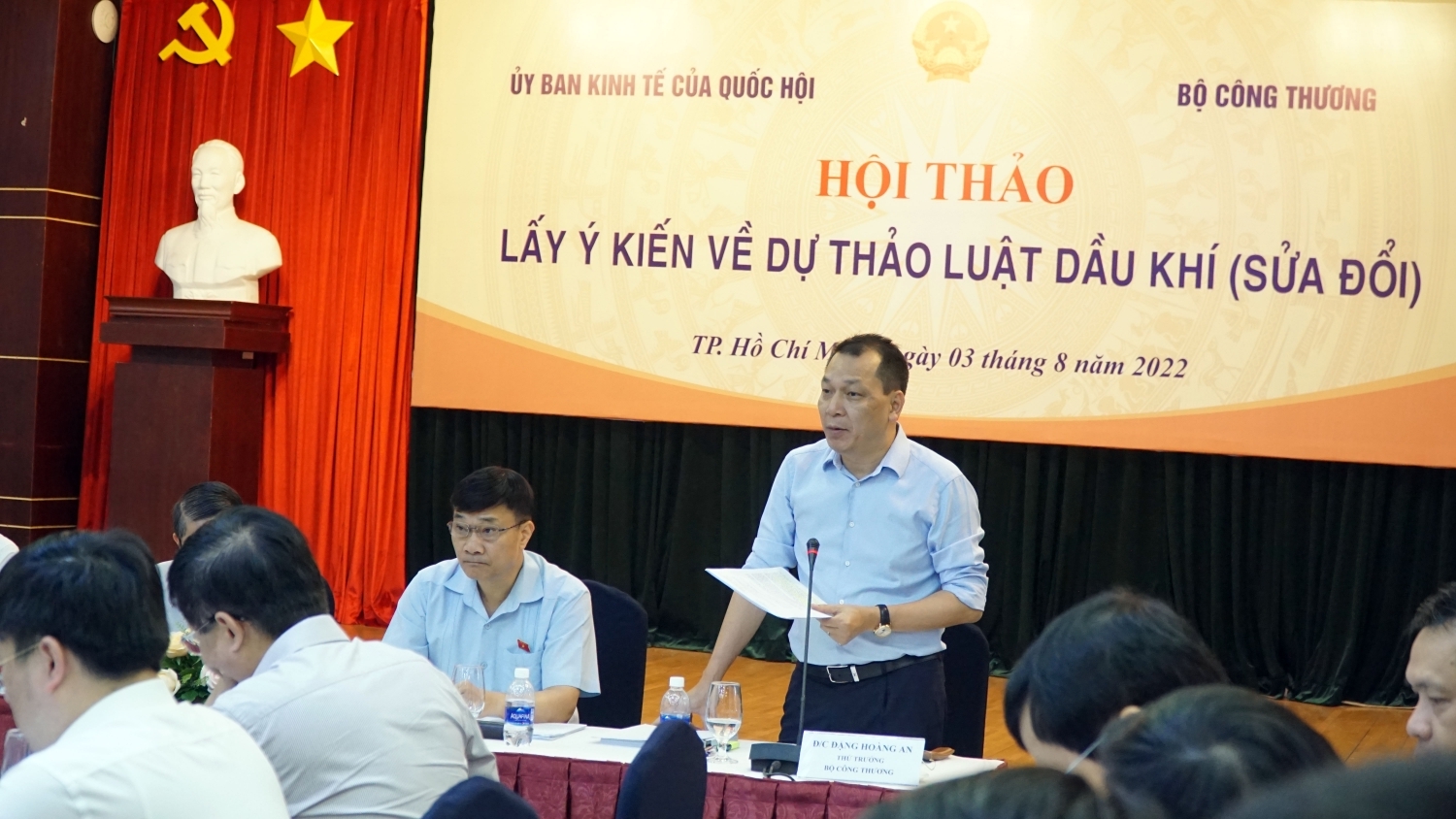 Thứ trưởng Đặng Hoàng An phát biểu tại Hội nghị