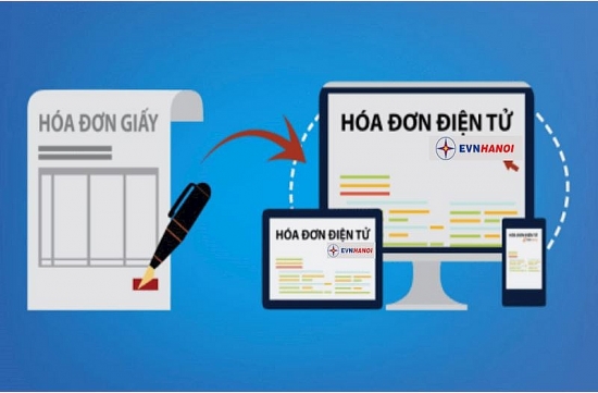 evnhanoi ty le khach hang thanh toan tien dien khong dung tien mat dat hon 99