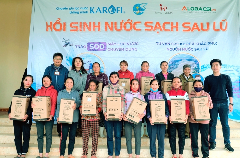 Karofi: "Hồi sinh" nước sạch cho miền Trung sau lũ