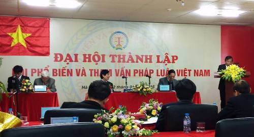 Ra mắt Hội Phổ biến và Tham vấn pháp luật Việt Nam