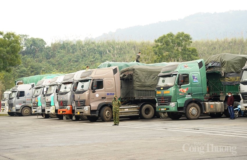 Lào Cai đề xuất với Bộ Công Thương nhiều giải pháp xử lý ùn tắc hàng hoá qua cửa khẩu