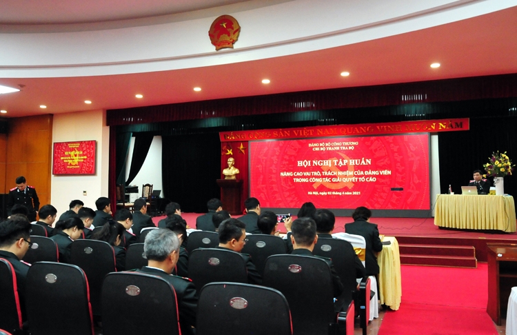 Thanh tra Bộ Công Thương tổ chức quán triệt Luật Tố cáo năm 2018