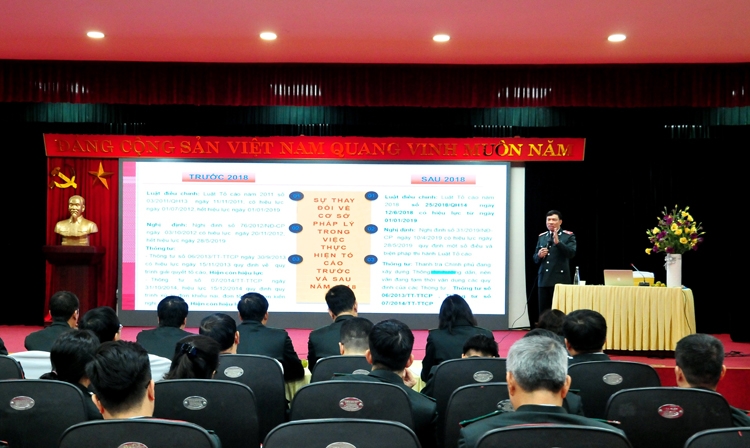 Thanh tra Bộ Công Thương tổ chức quán triệt Luật Tố cáo năm 2018