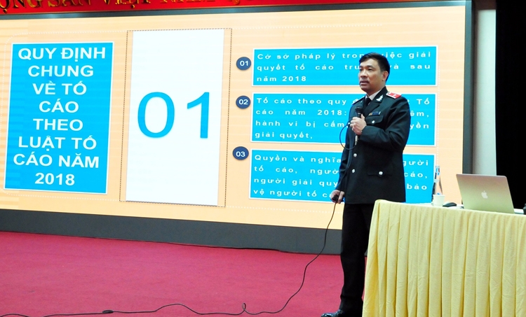 Thanh tra Bộ Công Thương tổ chức quán triệt Luật Tố cáo năm 2018