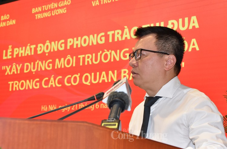 Phát động phong trào thi đua “Xây dựng môi trường văn hóa trong các cơ quan báo chí”